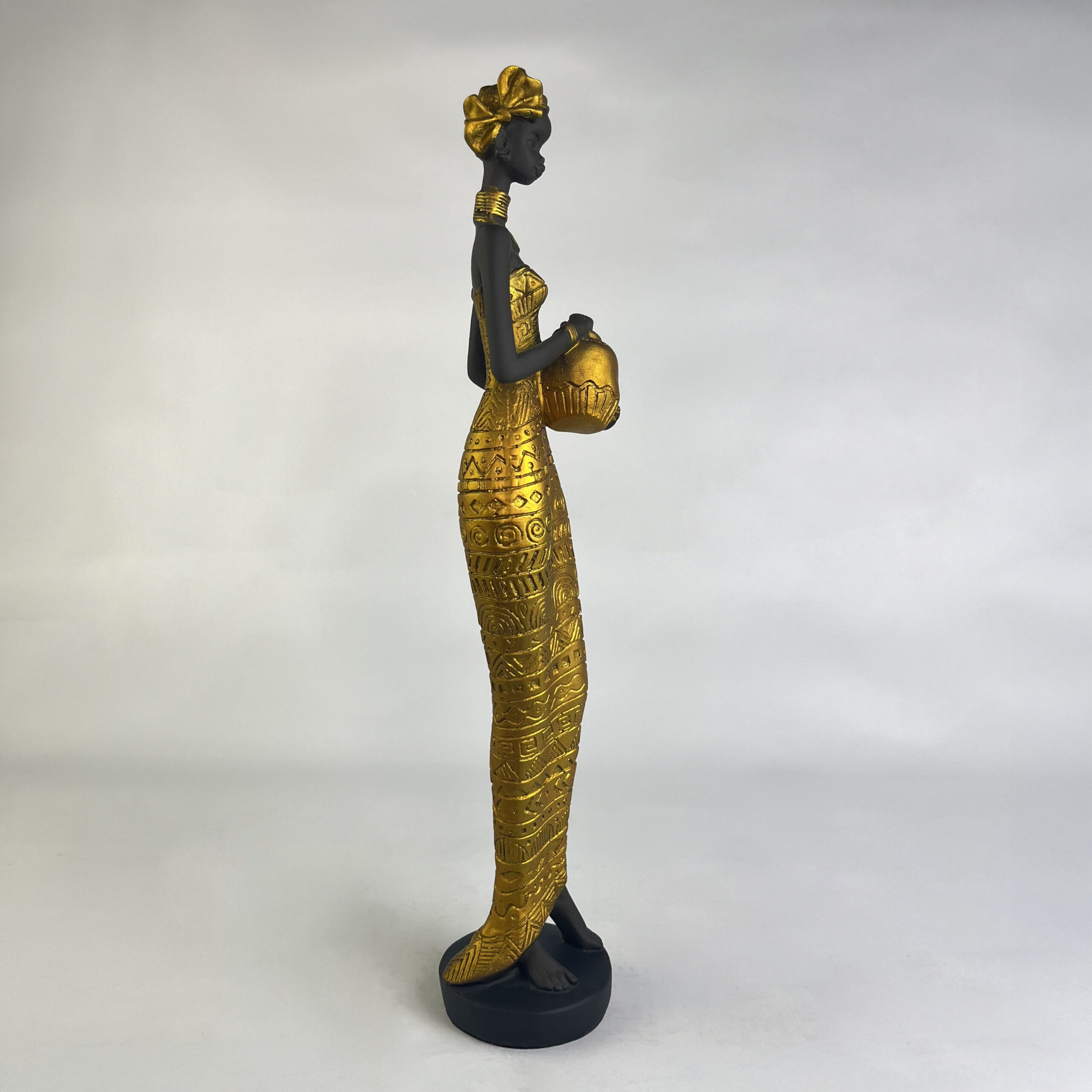 African Woman with Jar A H.42 cm - Image 12
