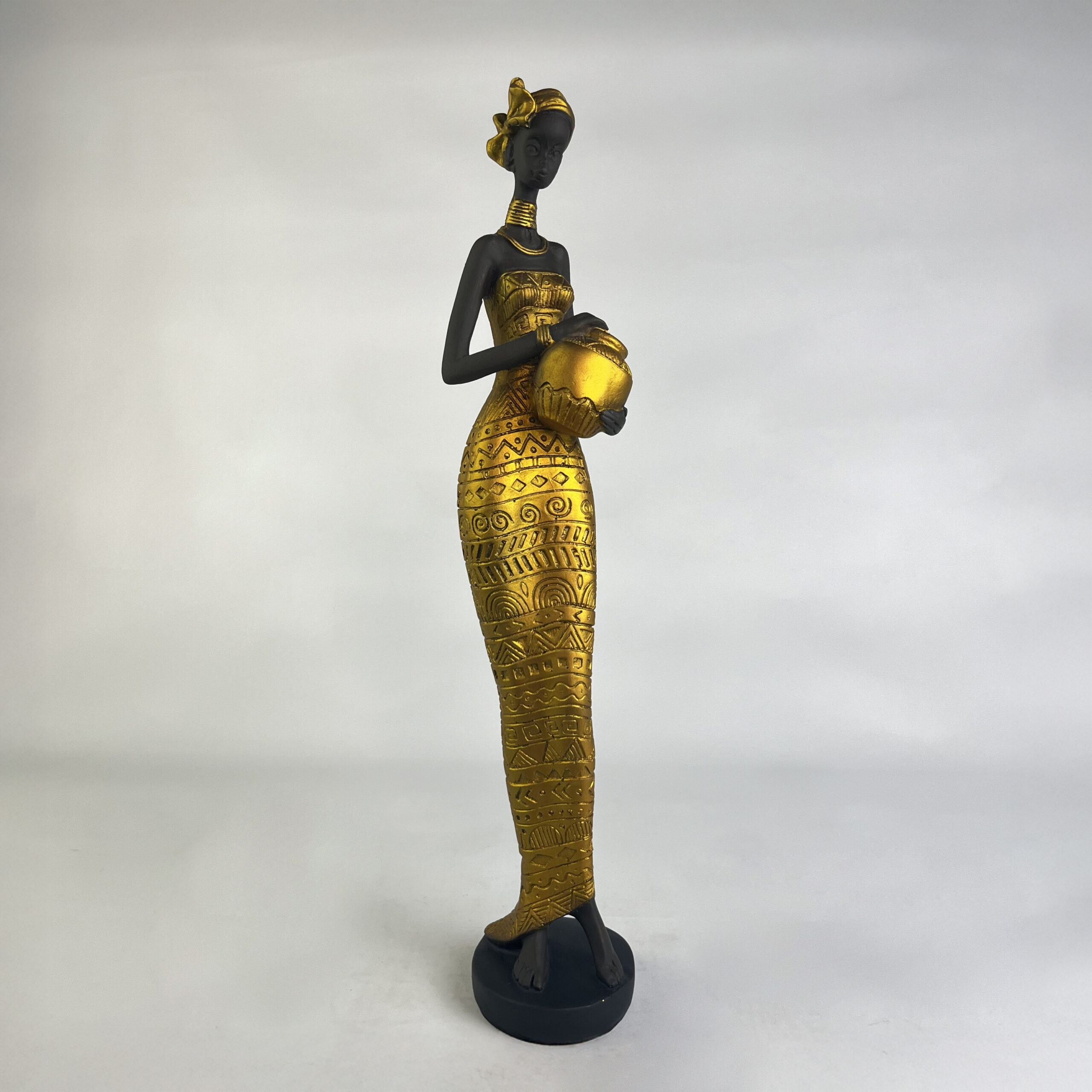 African Woman with Jar A H.42 cm - Image 13