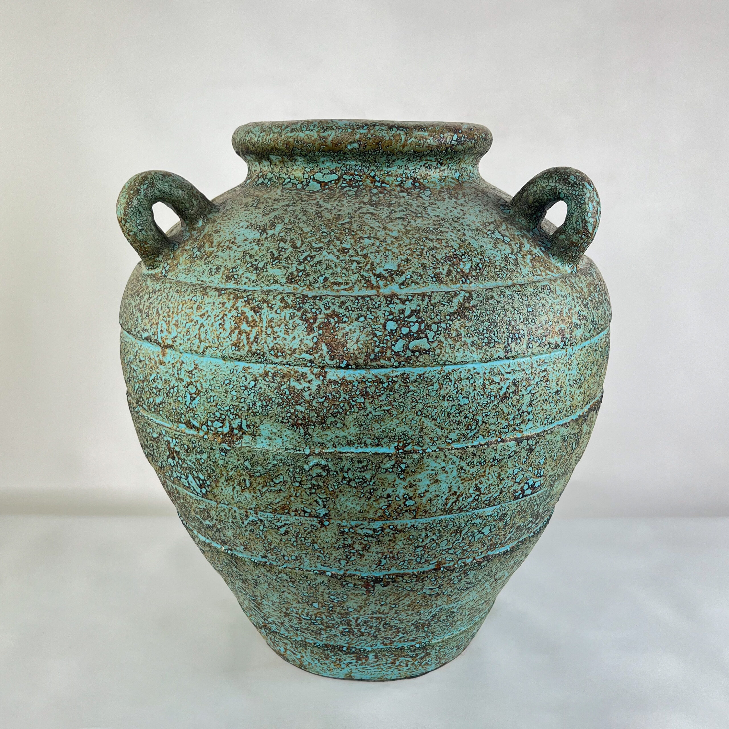 Rustic Verdigris & Coastal Patina Urn | Handcrafted Statement Vase | SV10 - Image 20