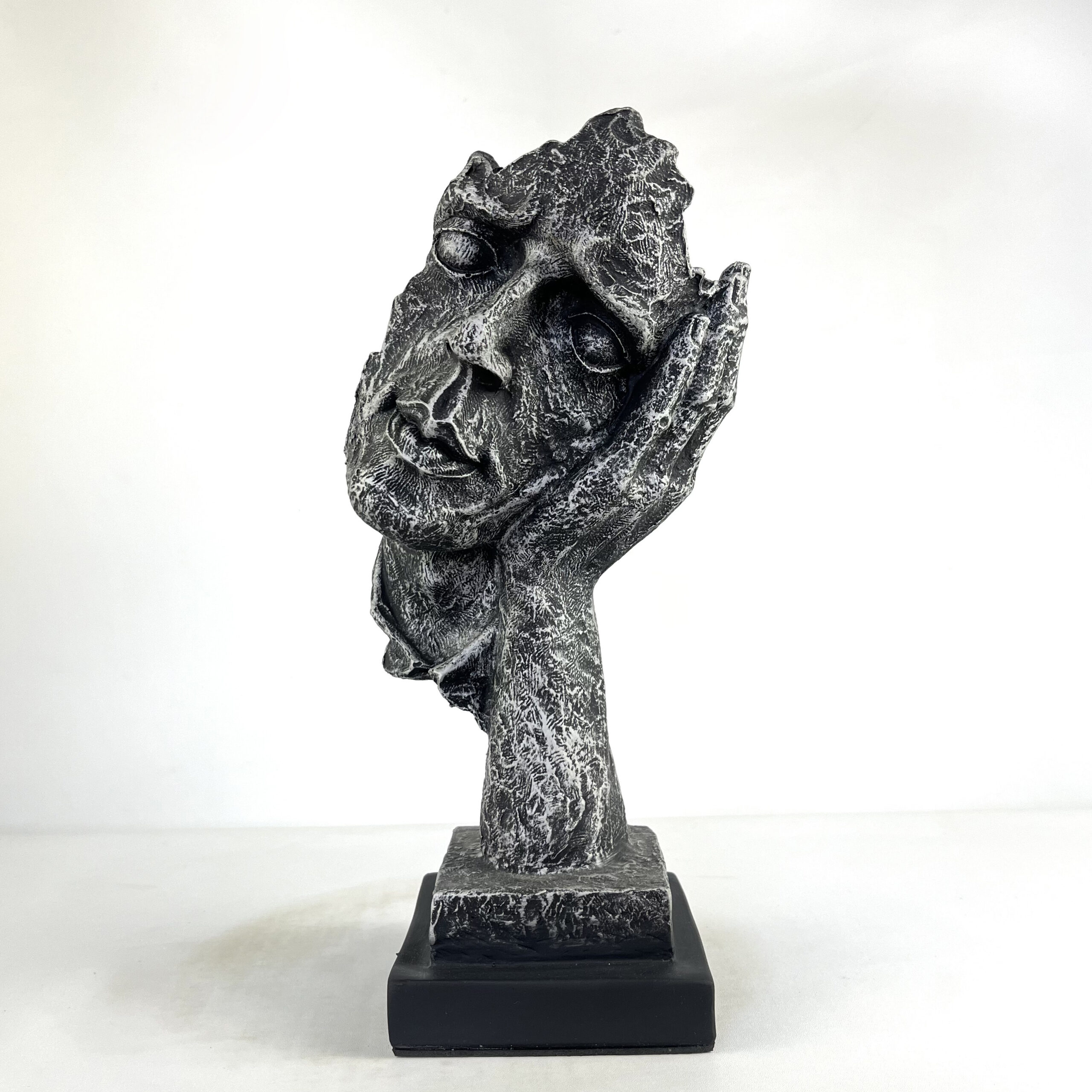Abstract relief of a man's face H.34 cm Model B - Image 8