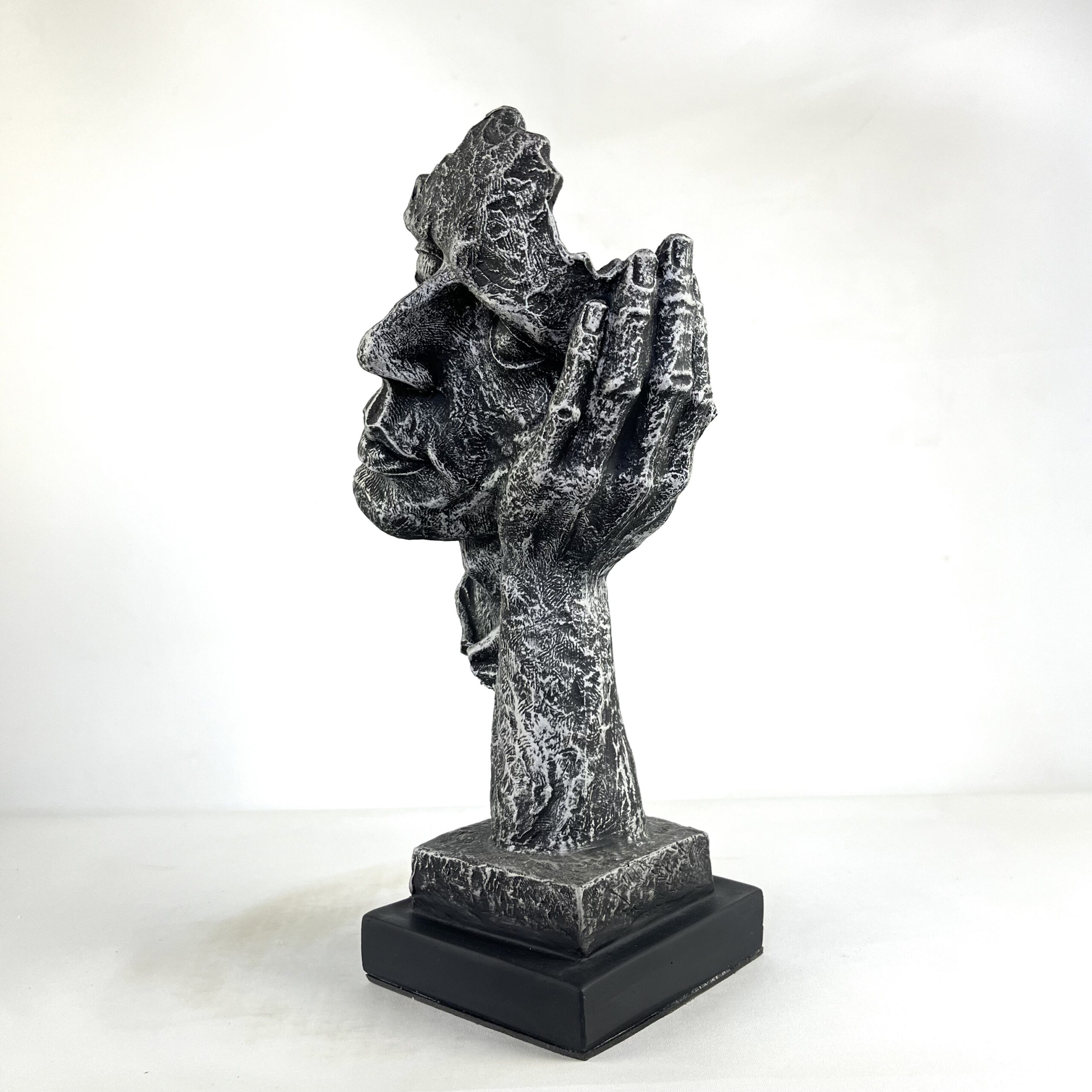 Abstract relief of a man's face H.34 cm Model B - Image 9