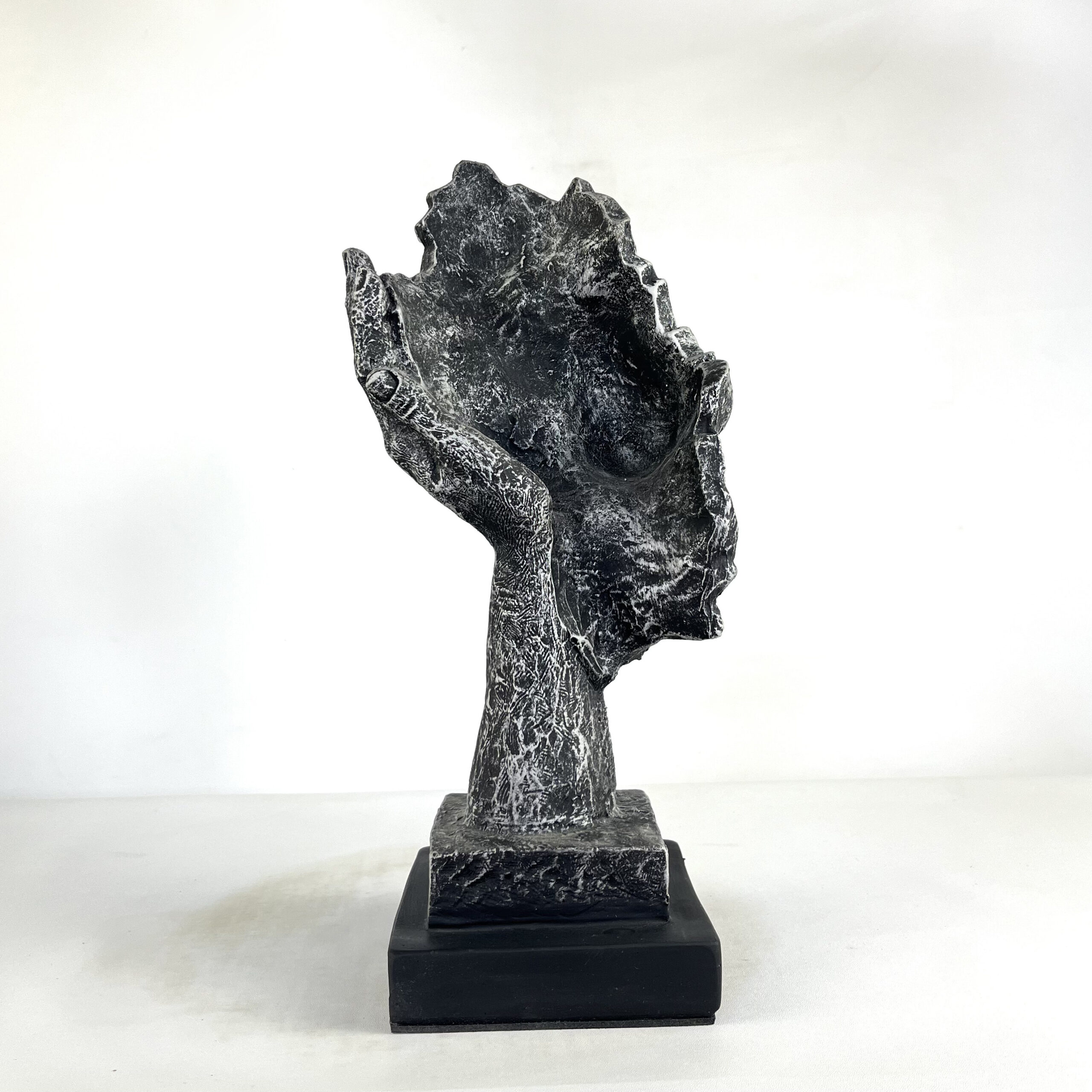 Abstract relief of a man's face H.34 cm Model B - Image 12