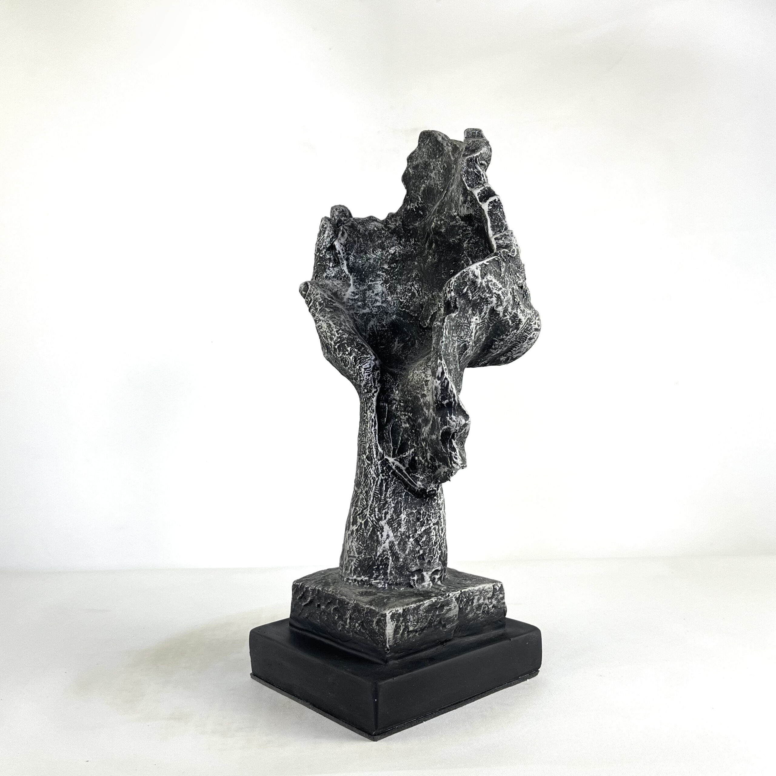 Abstract relief of a man's face H.34 cm Model B - Image 13