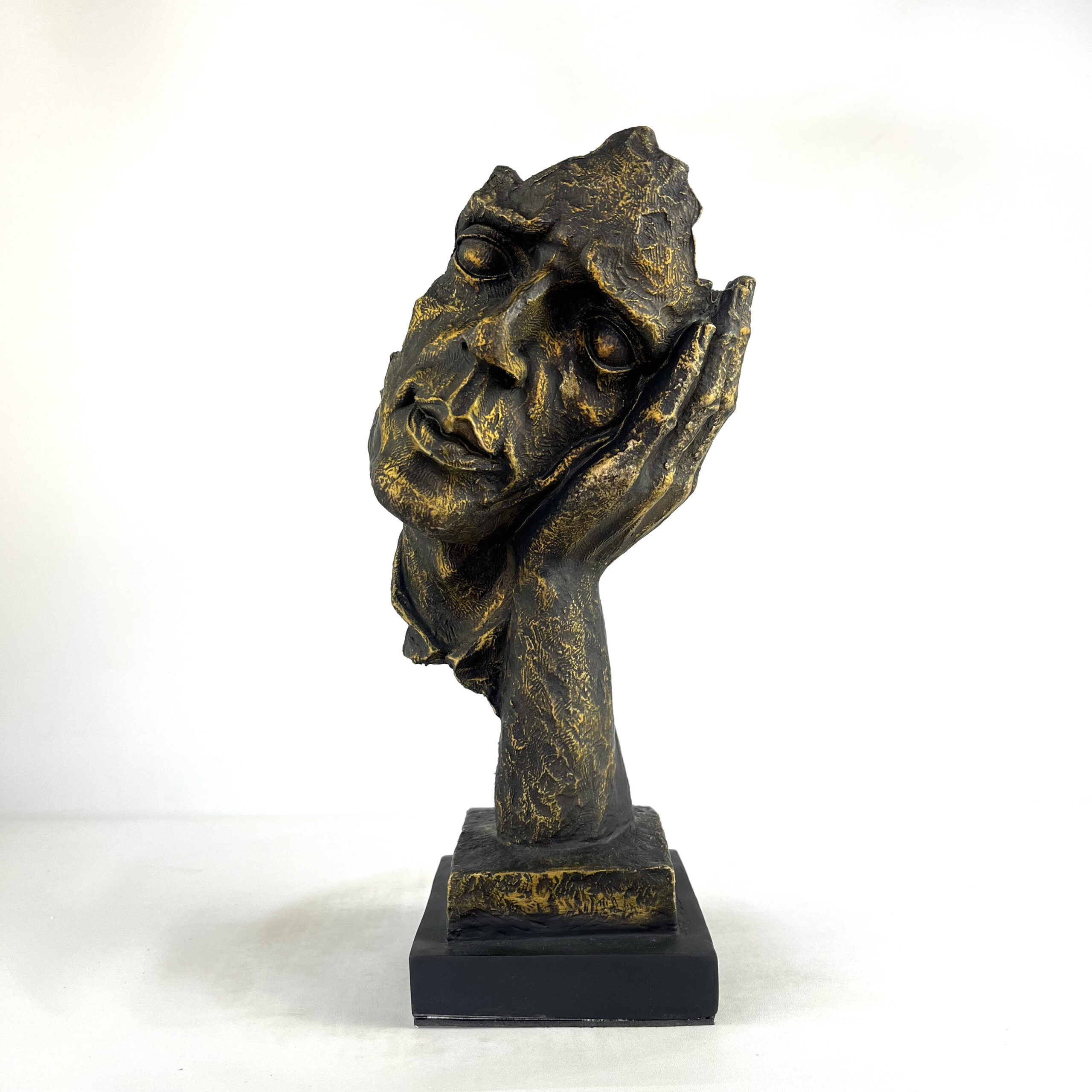 Abstract relief of a man's face H.34 cm Model B - Image 16