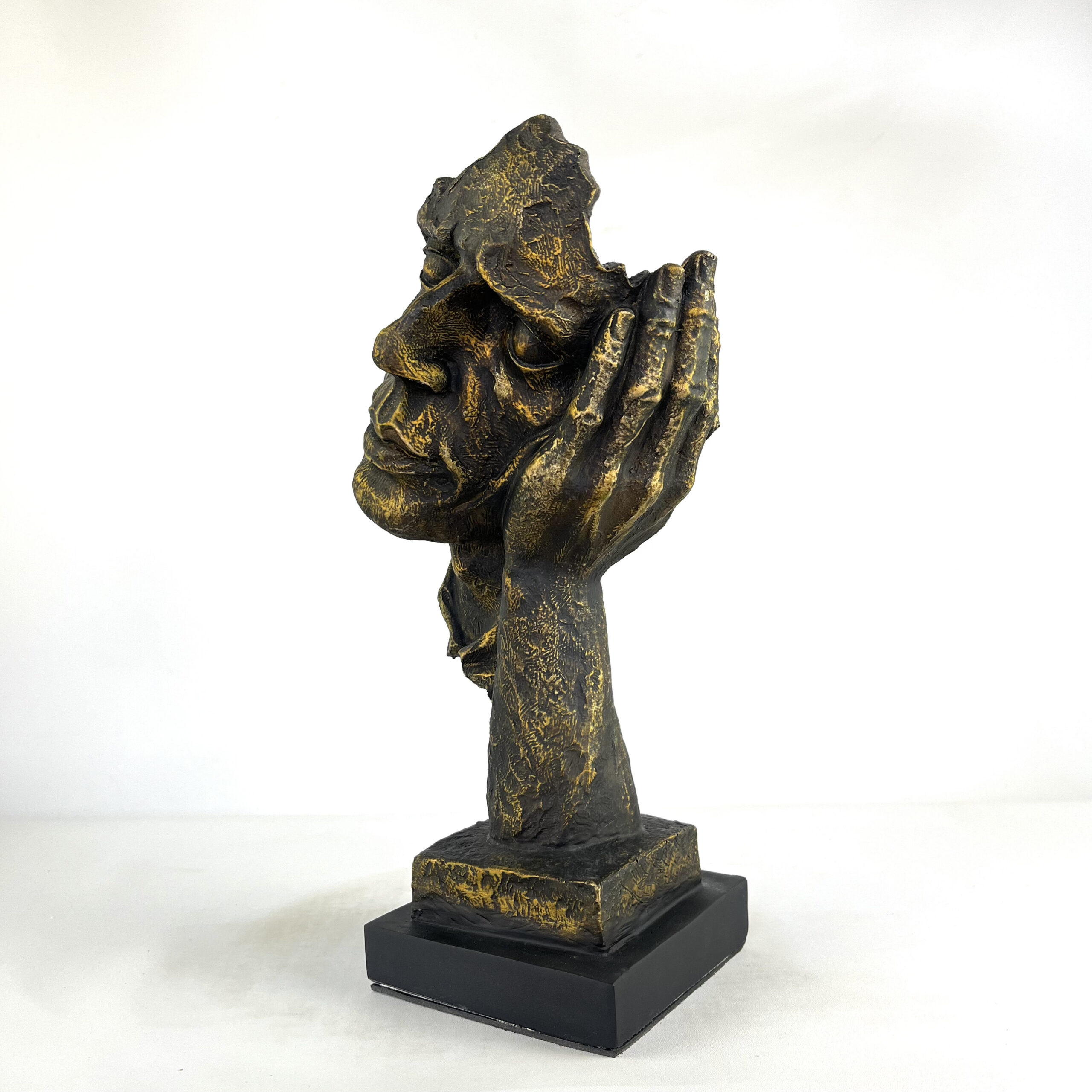 Abstract relief of a man's face H.34 cm Model B - Image 17