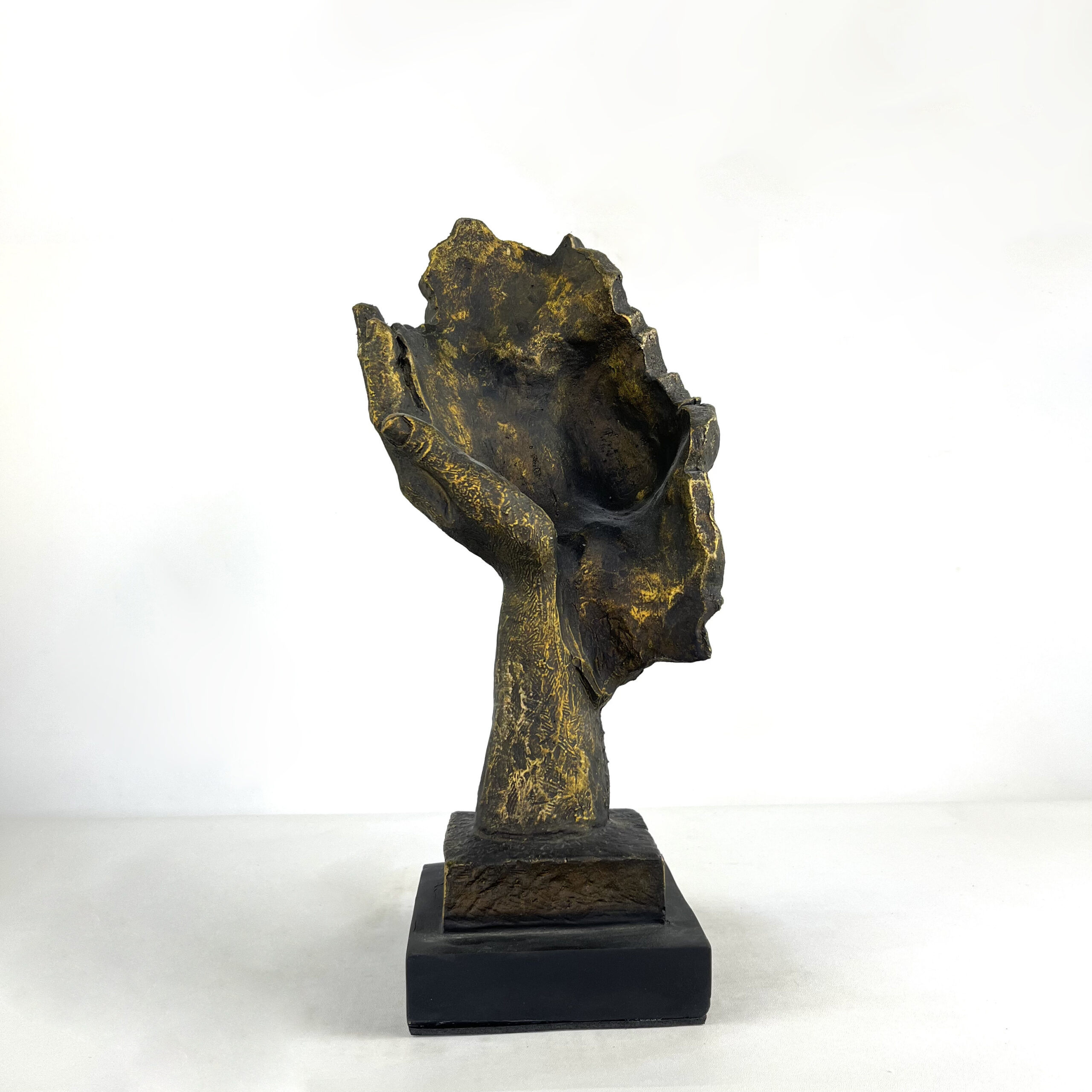 Abstract relief of a man's face H.34 cm Model B - Image 4