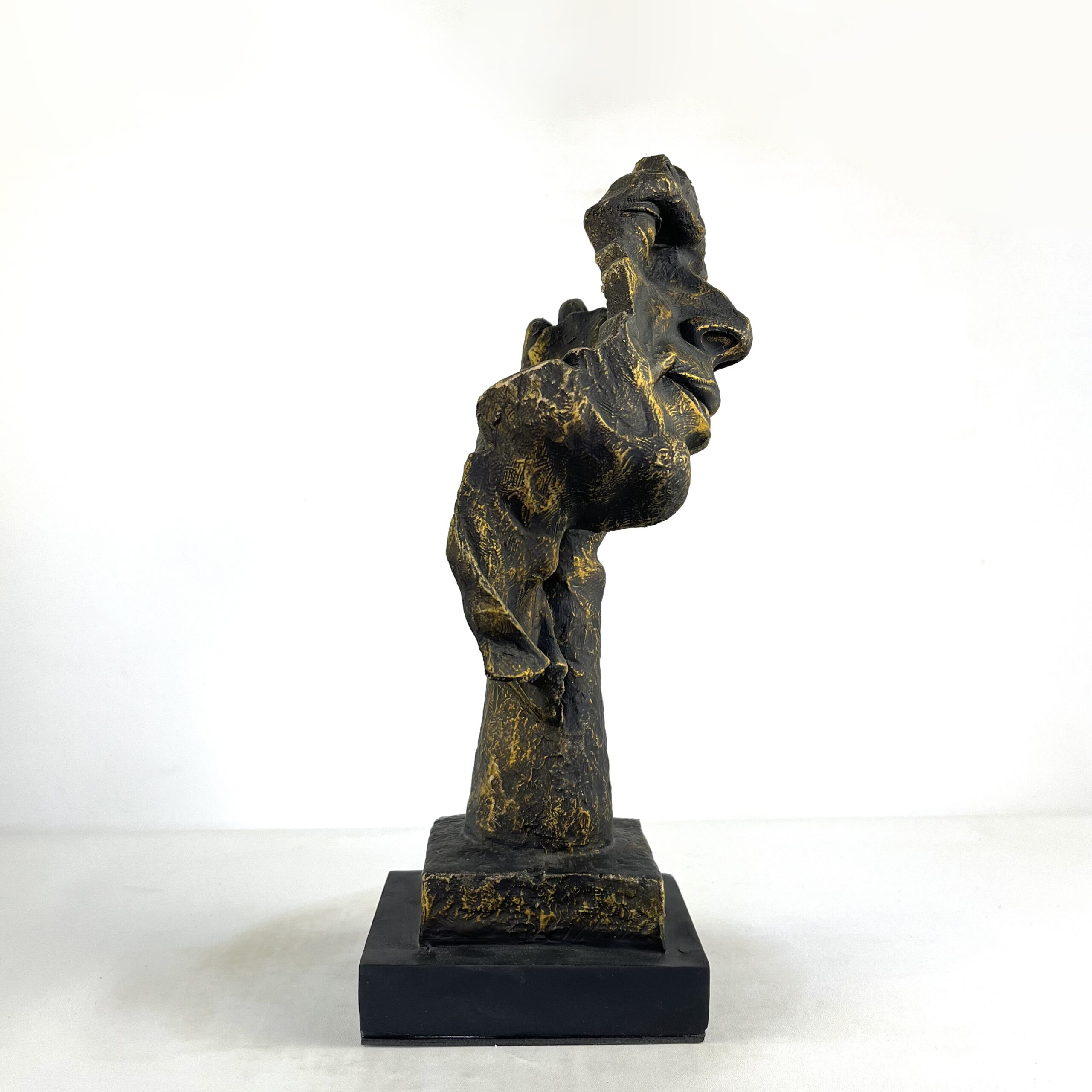 Abstract relief of a man's face H.34 cm Model B - Image 6
