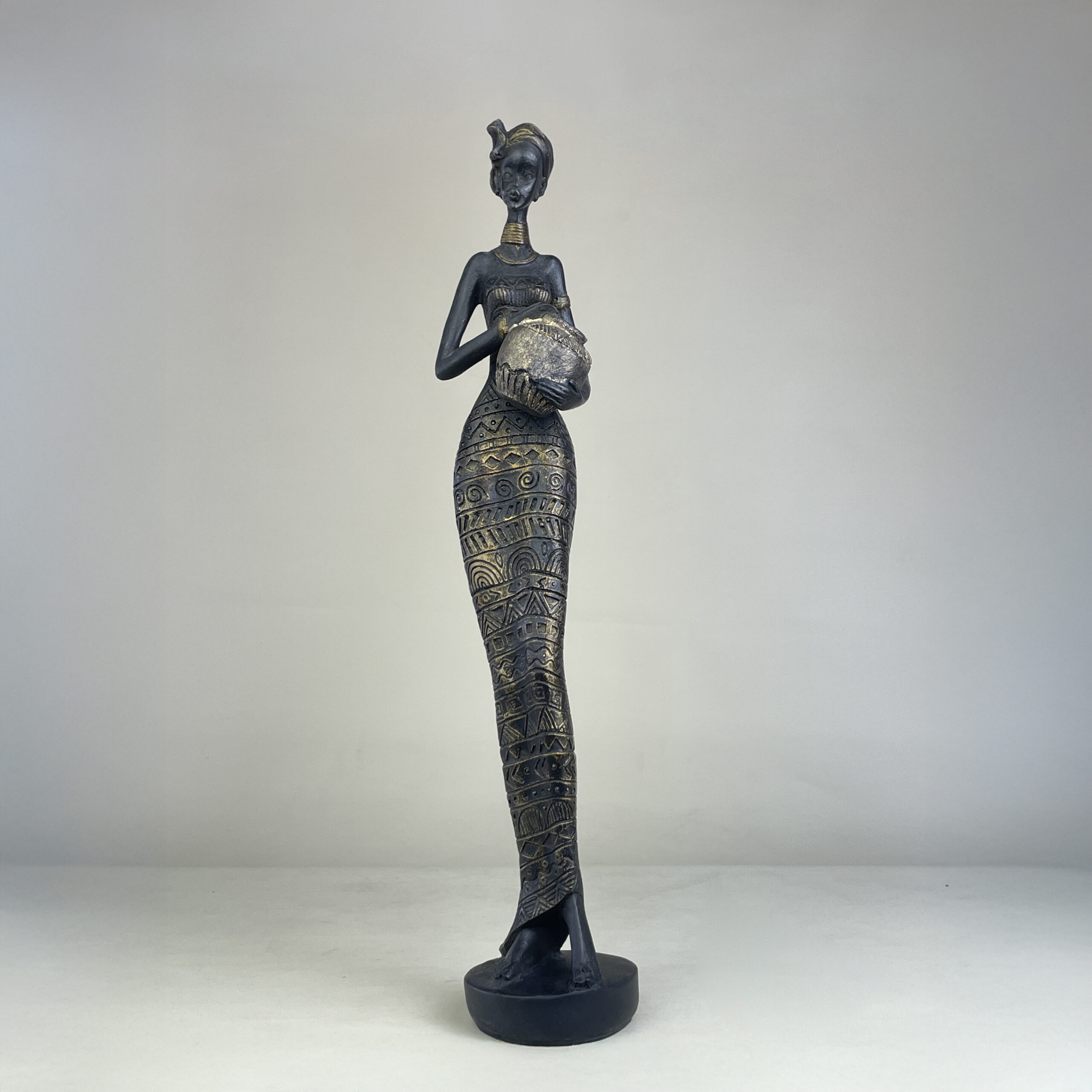 African Woman with Jar A H.42 cm - Image 14