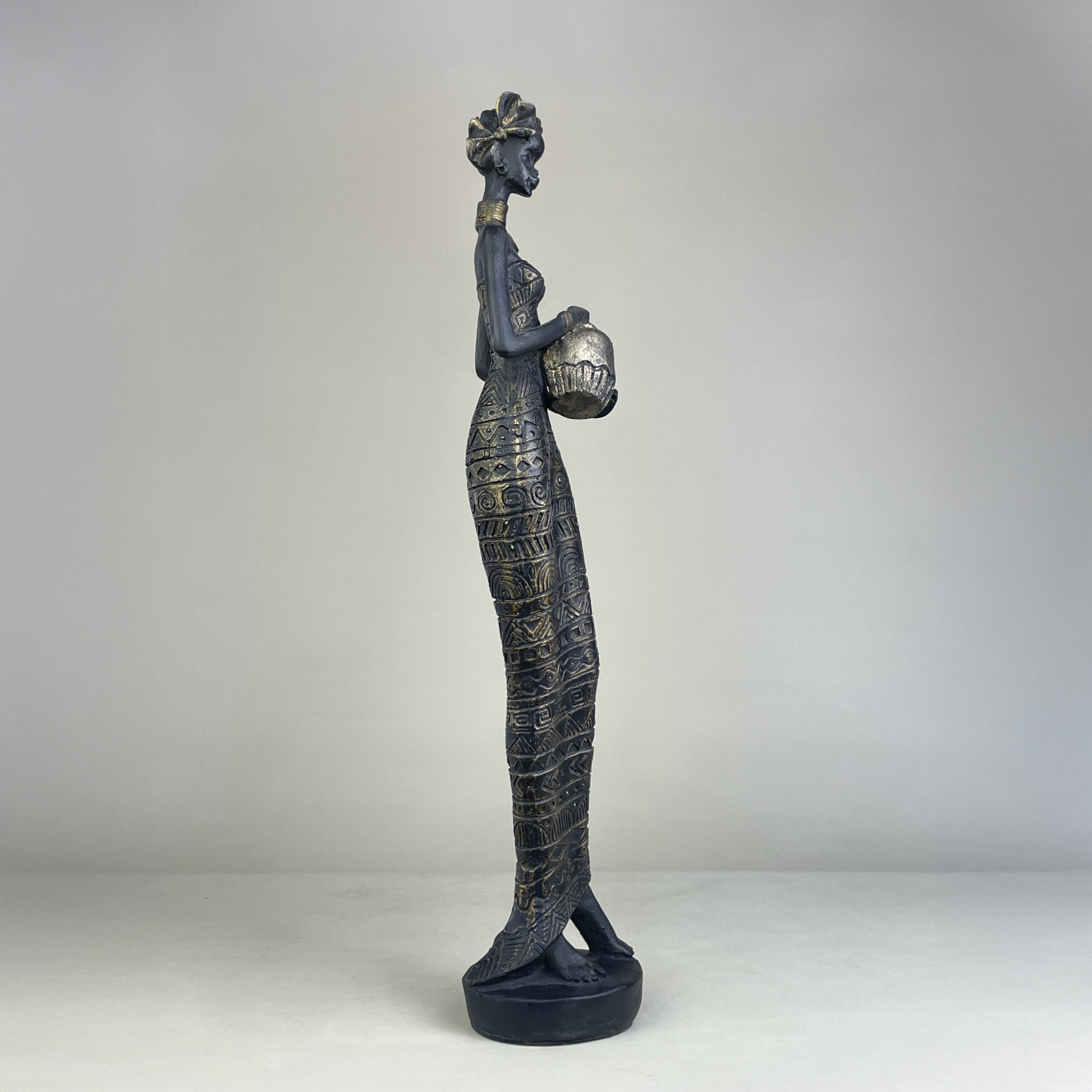 African Woman with Jar A H.42 cm - Image 16