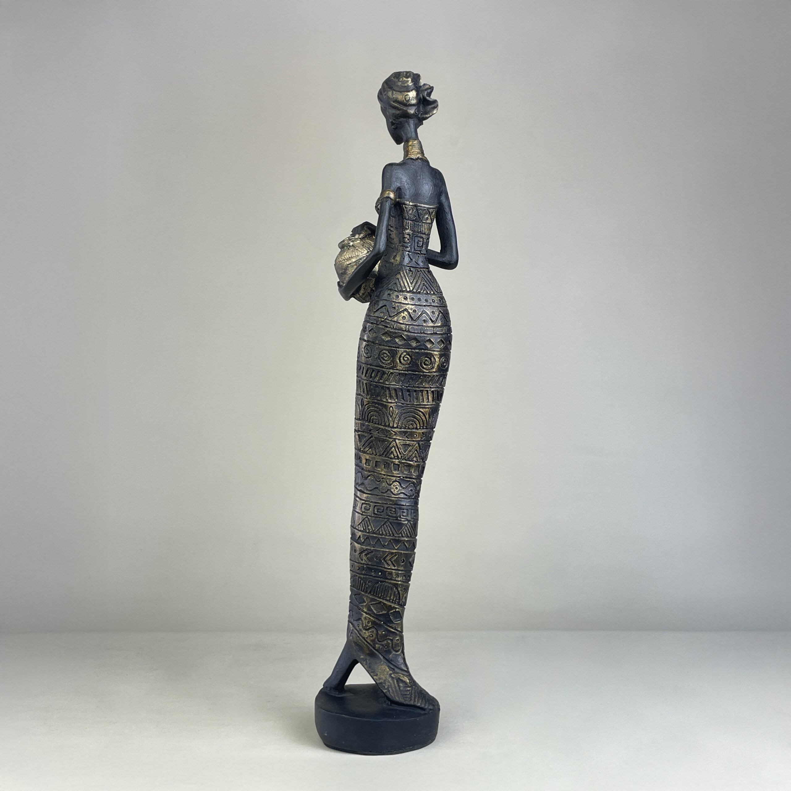 African Woman with Jar A H.42 cm - Image 19