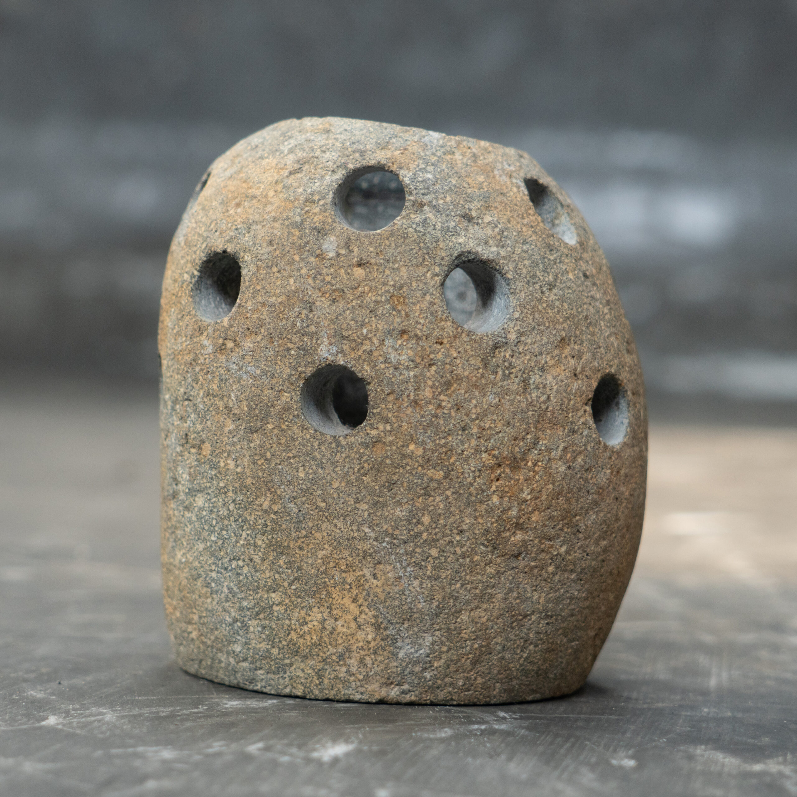 Candle Holder River Stone Bee - Image 2