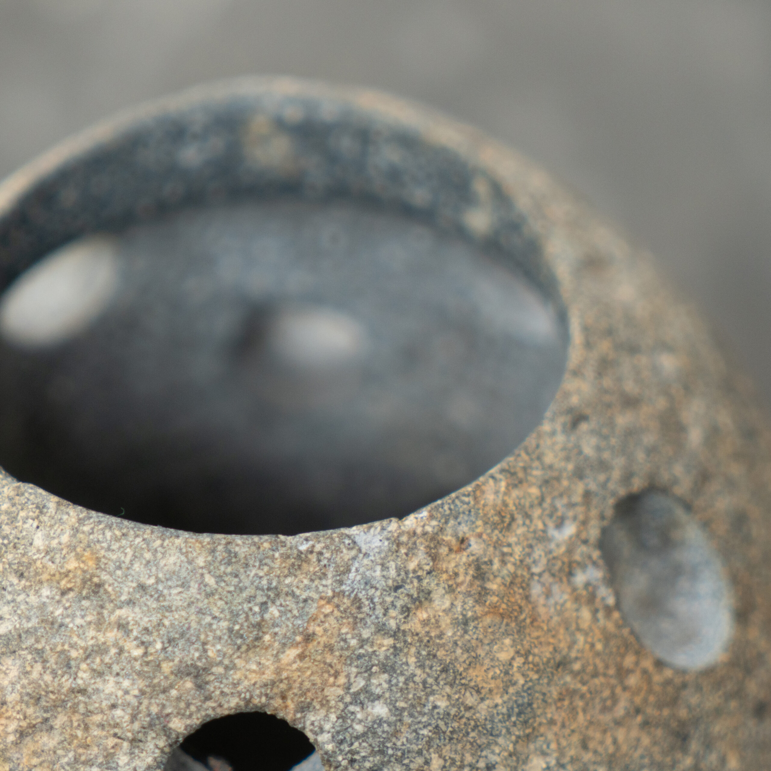 Candle Holder River Stone Bee - Image 5