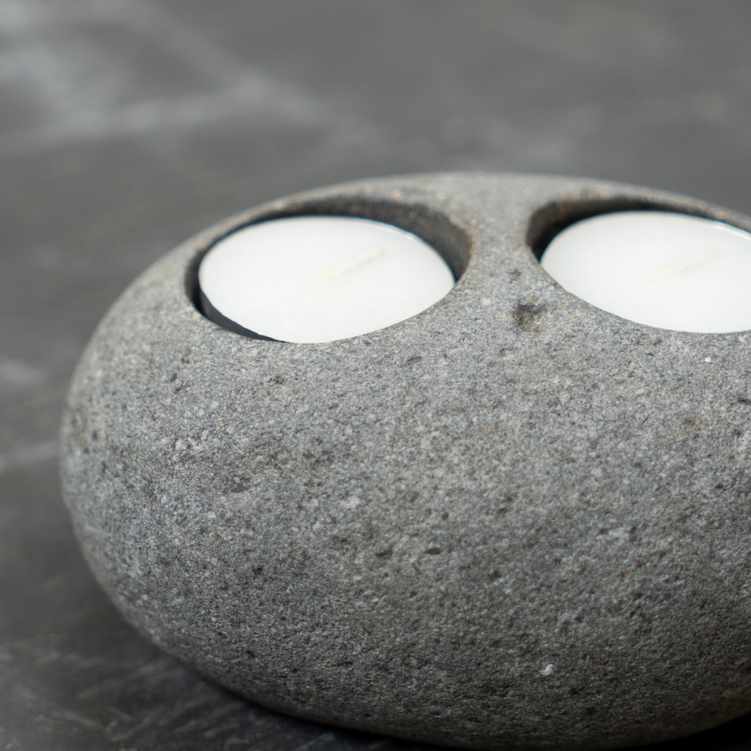 Candle Holder River Stone CH05 - Image 2