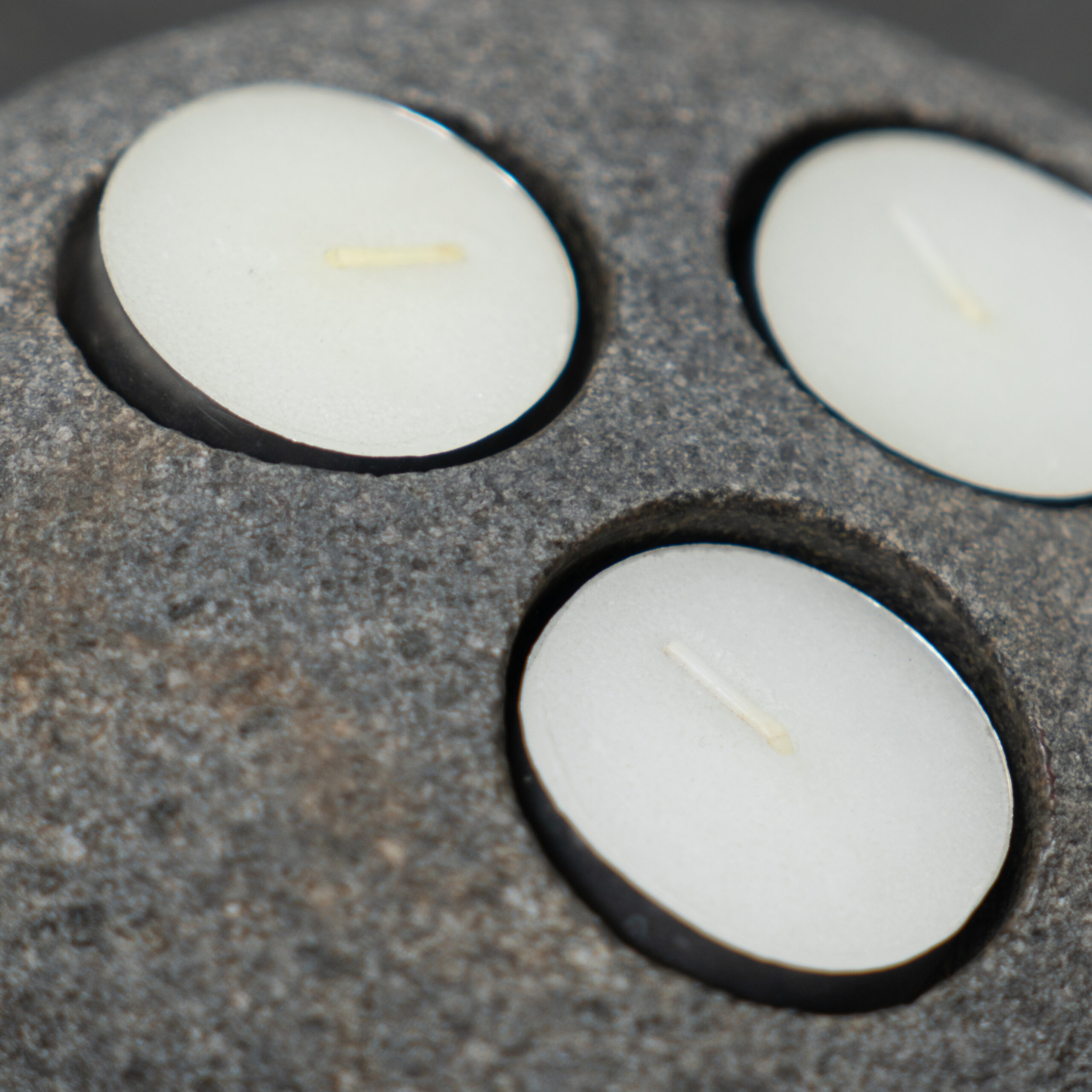 Candle Holder River Stone CH06 - Image 2