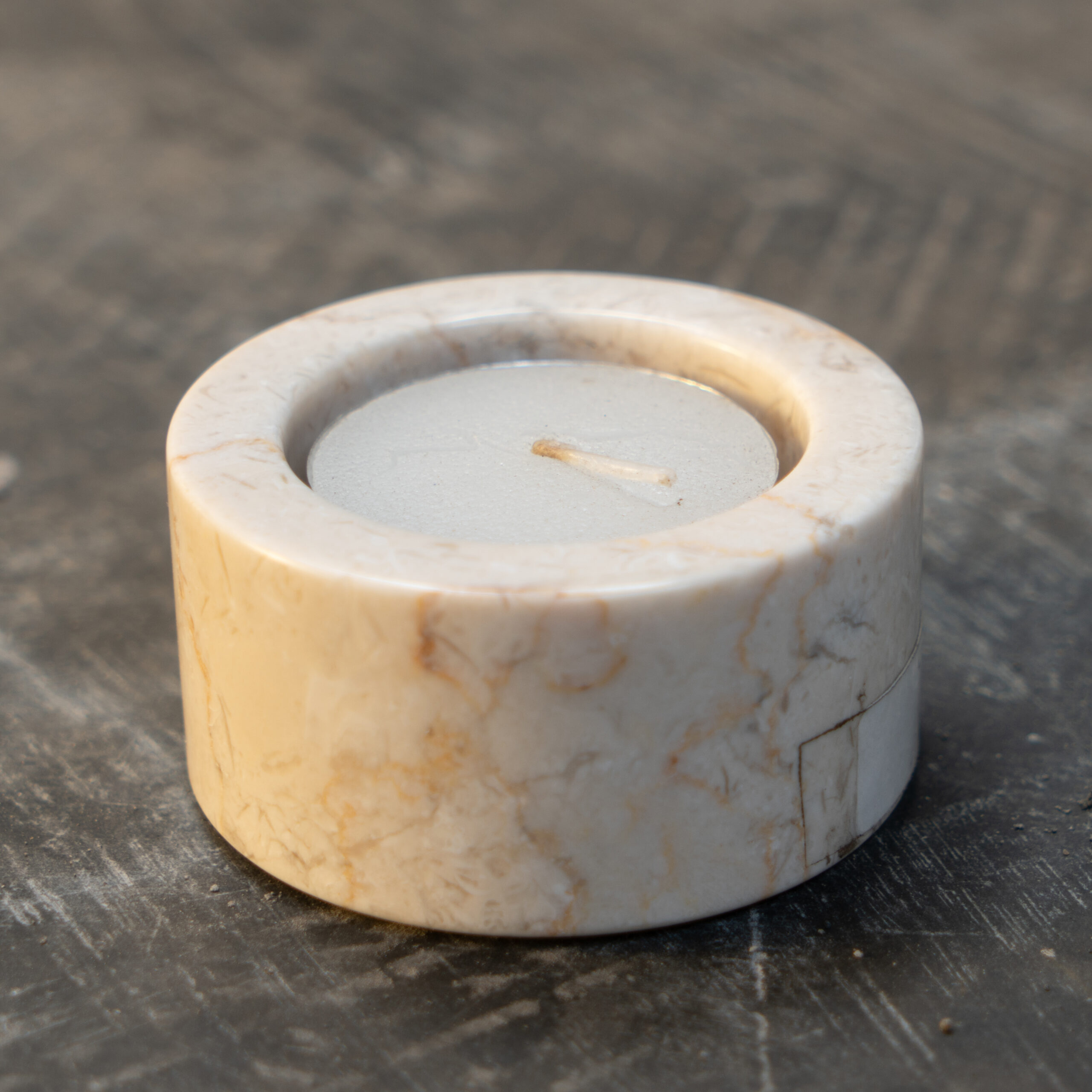 Candle Holder Marble Round CH02 - Image 4