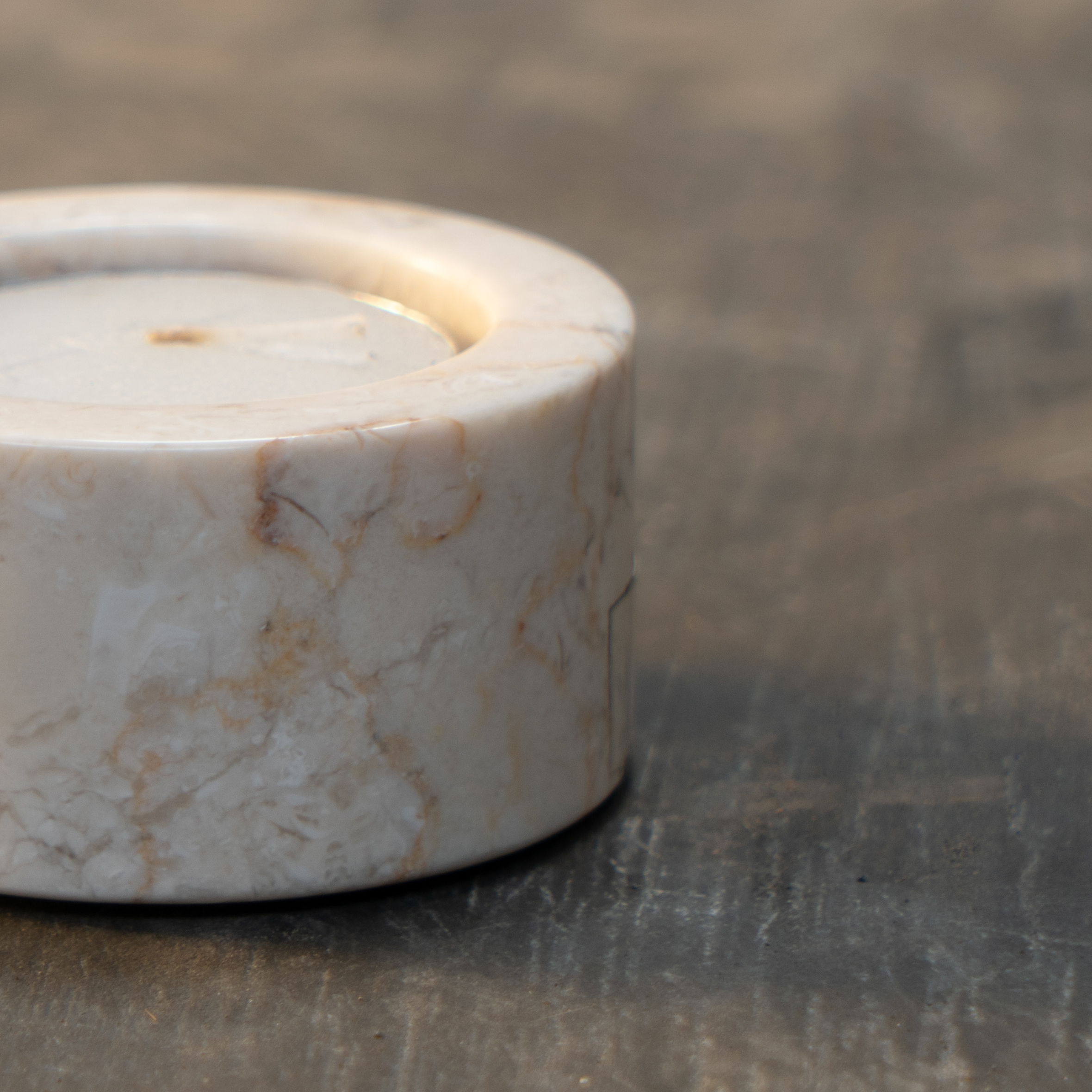 Candle Holder Marble Round CH02 - Image 2