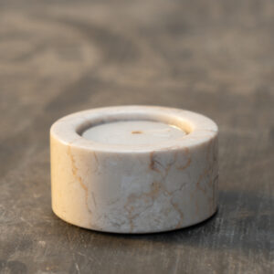 Candle Holder Marble Round CH02