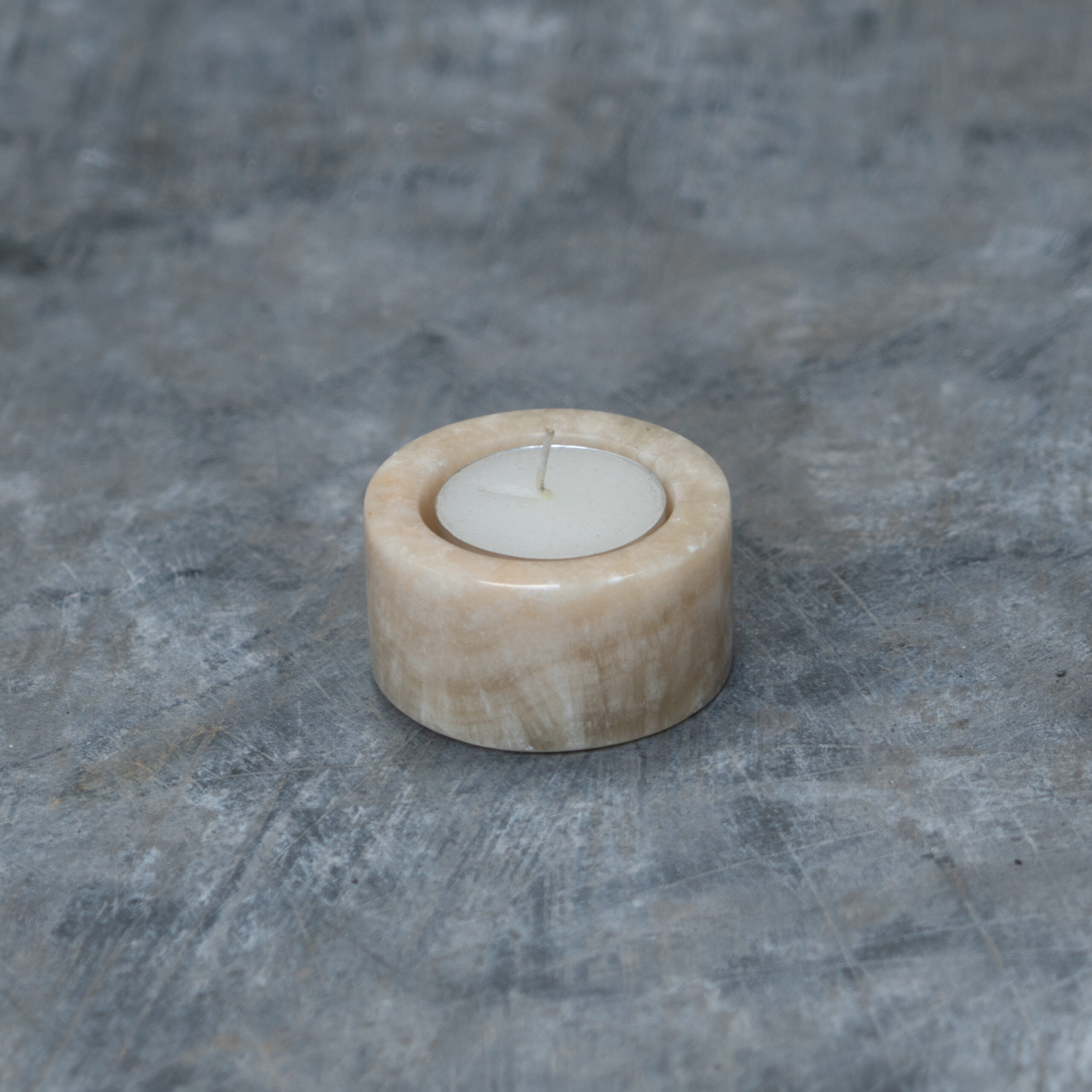 Candle Holder Marble Round CH02/Onyx - Image 4