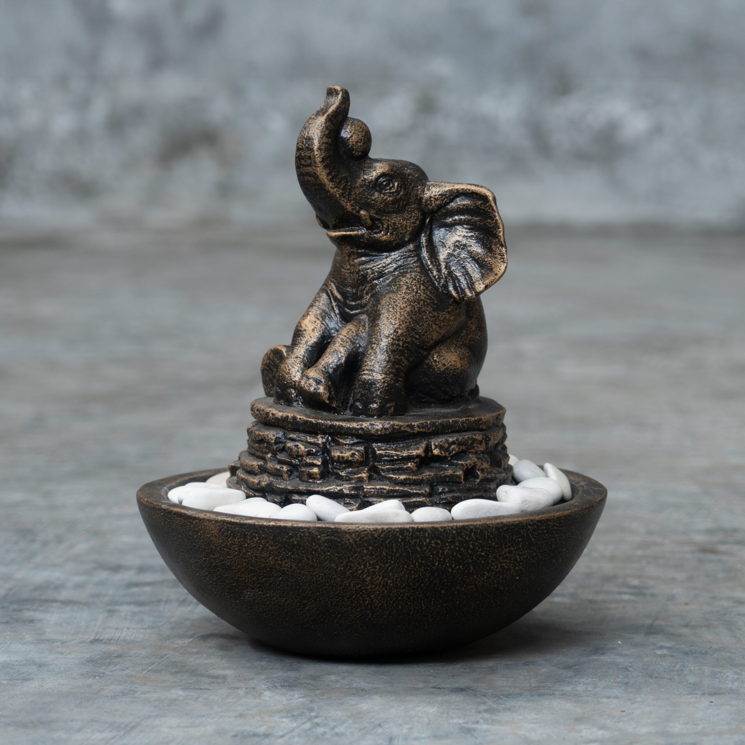 Sitting Elephant Table Fountain - Image 6