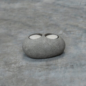 Candle Holder River Stone CH05