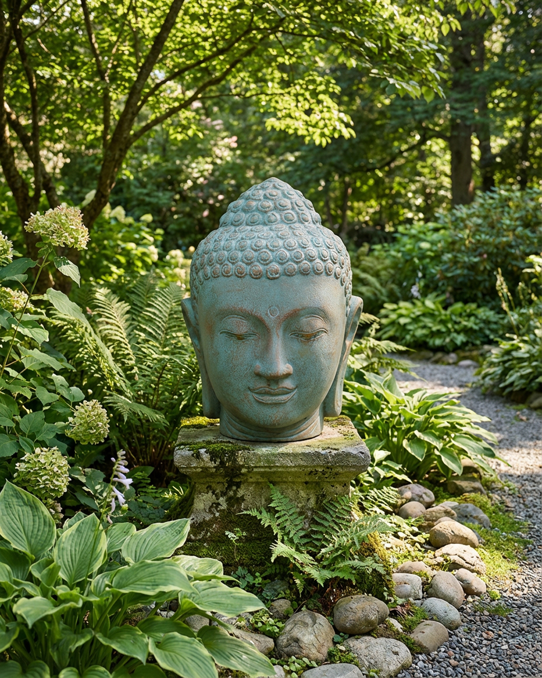 Serene Mind Buddha Head