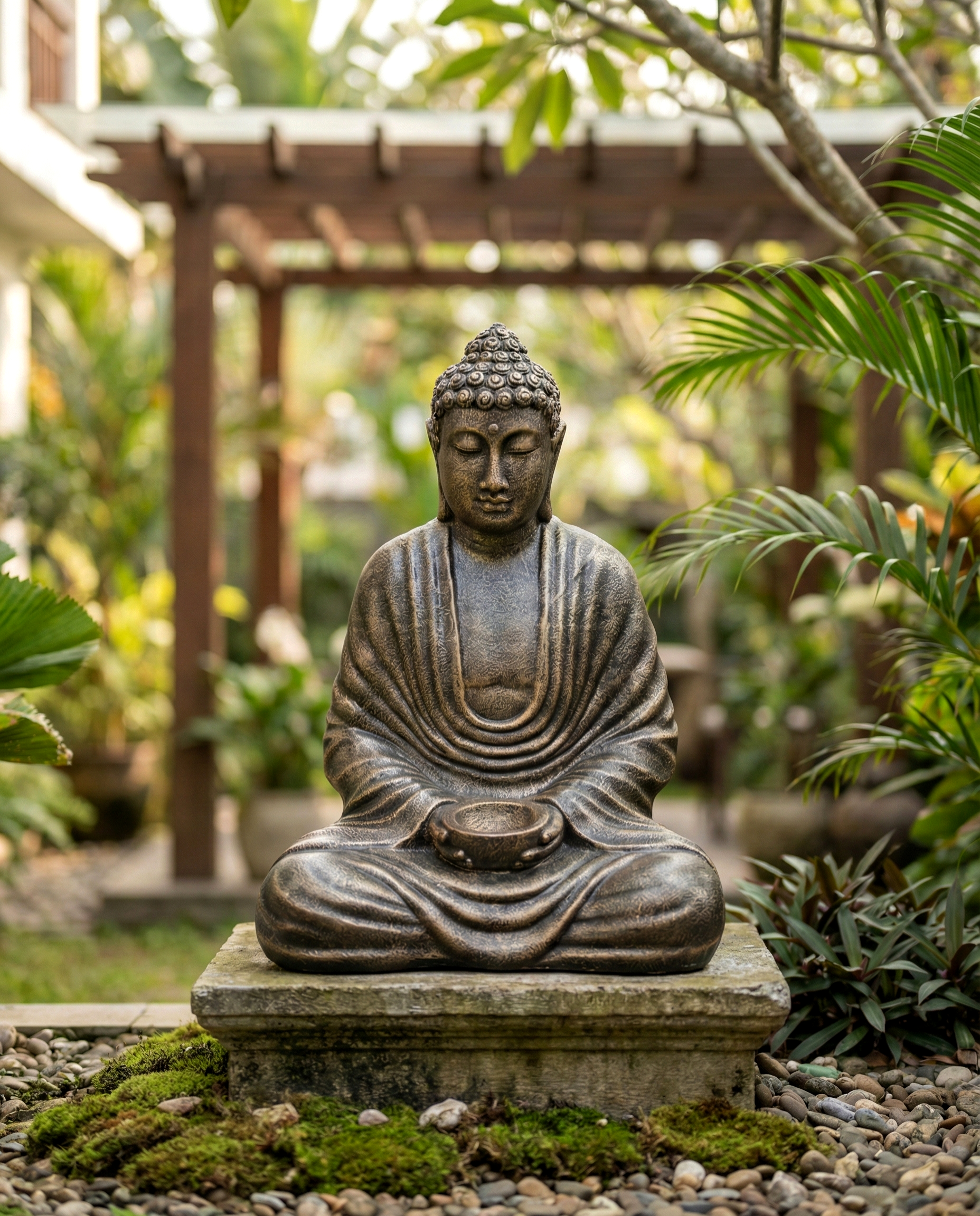Sitting Buddha Candle H.80 cm