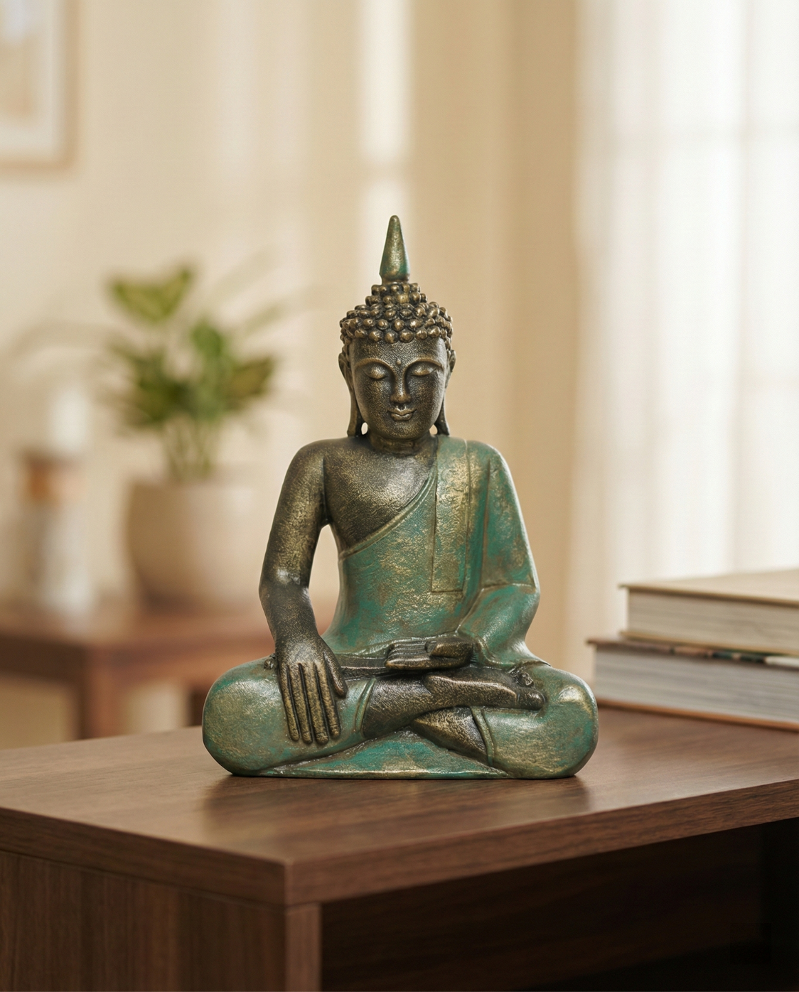 Sitting Buddha H. 40 - Image 4